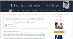 Desktop Screenshot of irfanahmad.org