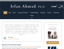 Tablet Screenshot of irfanahmad.org